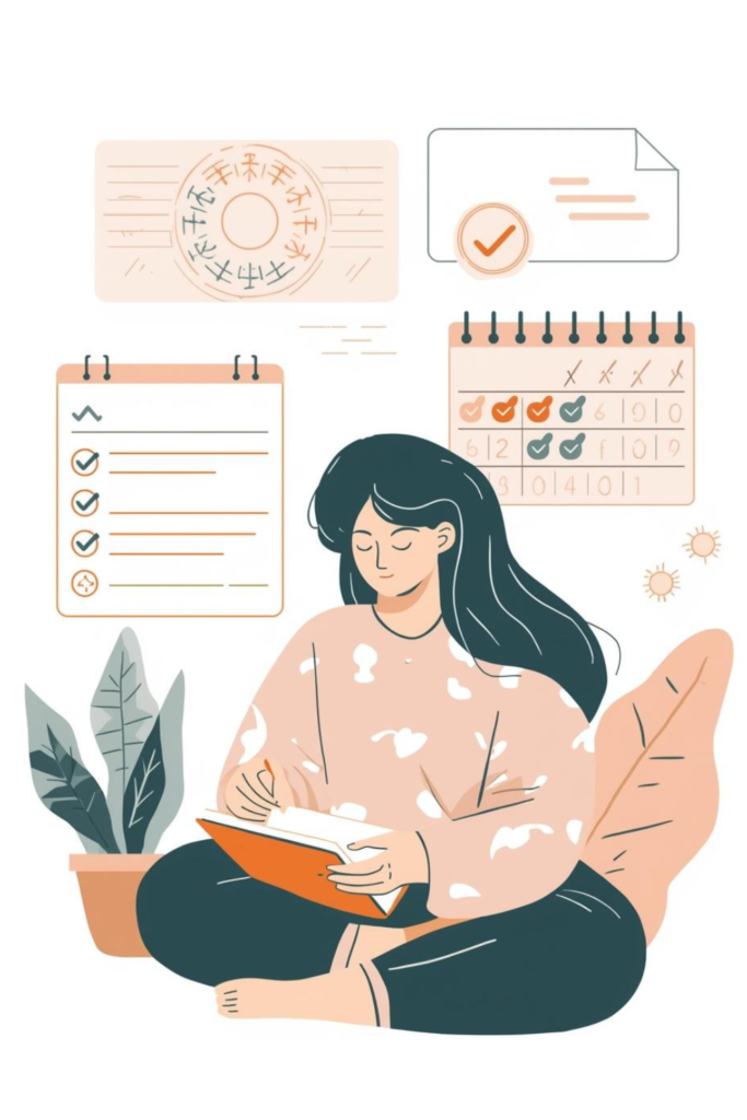 Following a daily routine to support manifestation over 30 days
