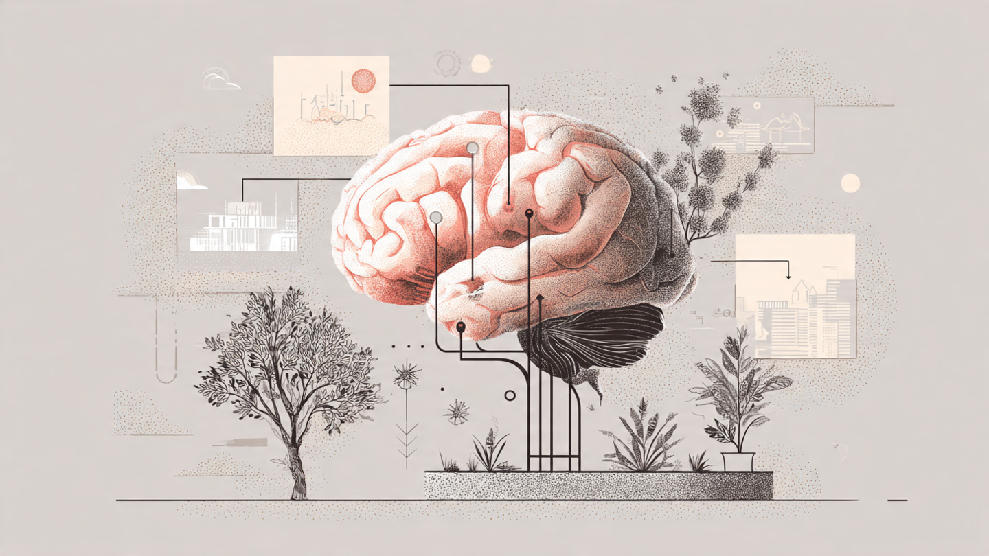 Neuroplasticity manifestation explained through strengthening neural pathways with repeated thoughts and habits