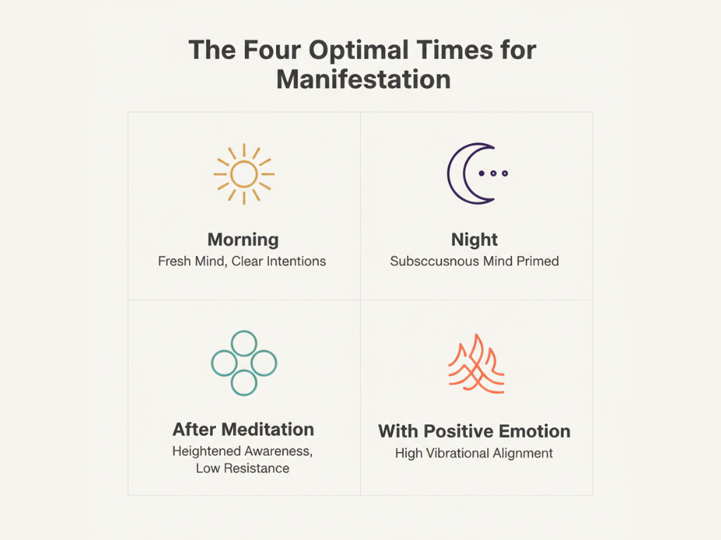manifestation and action infographic